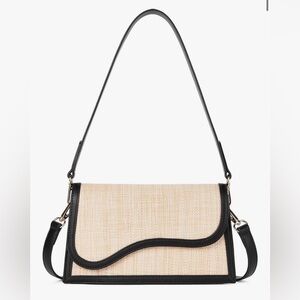 Elegant Black and Cream Women's Bag